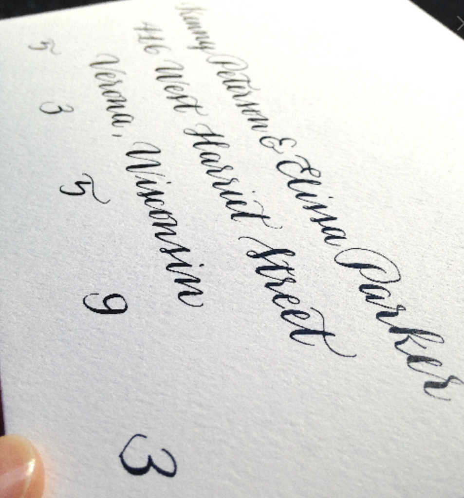 Calligraphy Services - Envelope Addressing